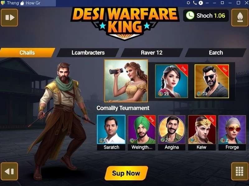 Desi Warfare King gameplay screenshot